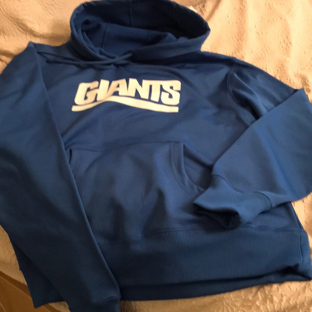 Giants hooded sweat shirt.